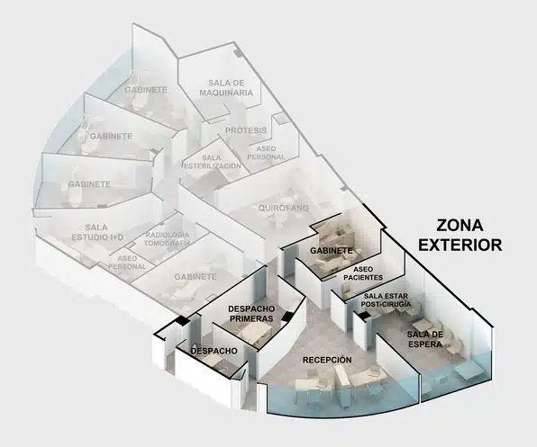 clinica dental valencia plano exterior