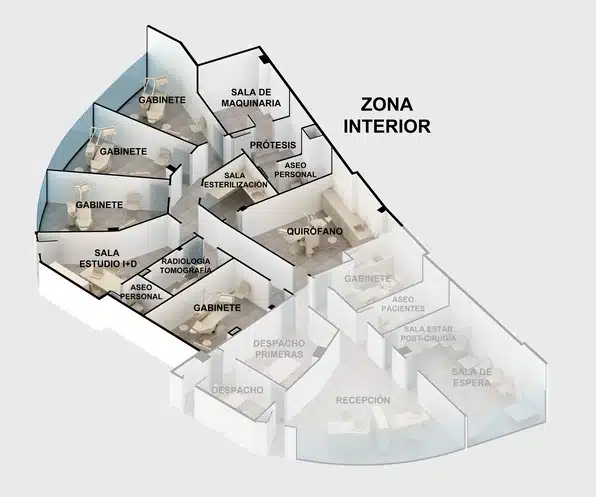 clinica dental valencia plano interior